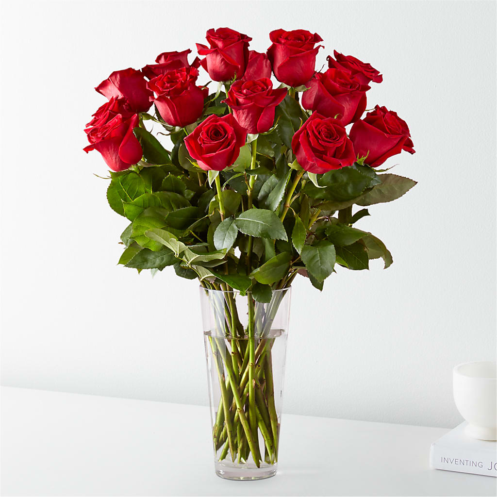 Long Stem Red Rose Bouquet – ENCHANTED FLORIST & GREENHOUSE LTD, Maspeth NY