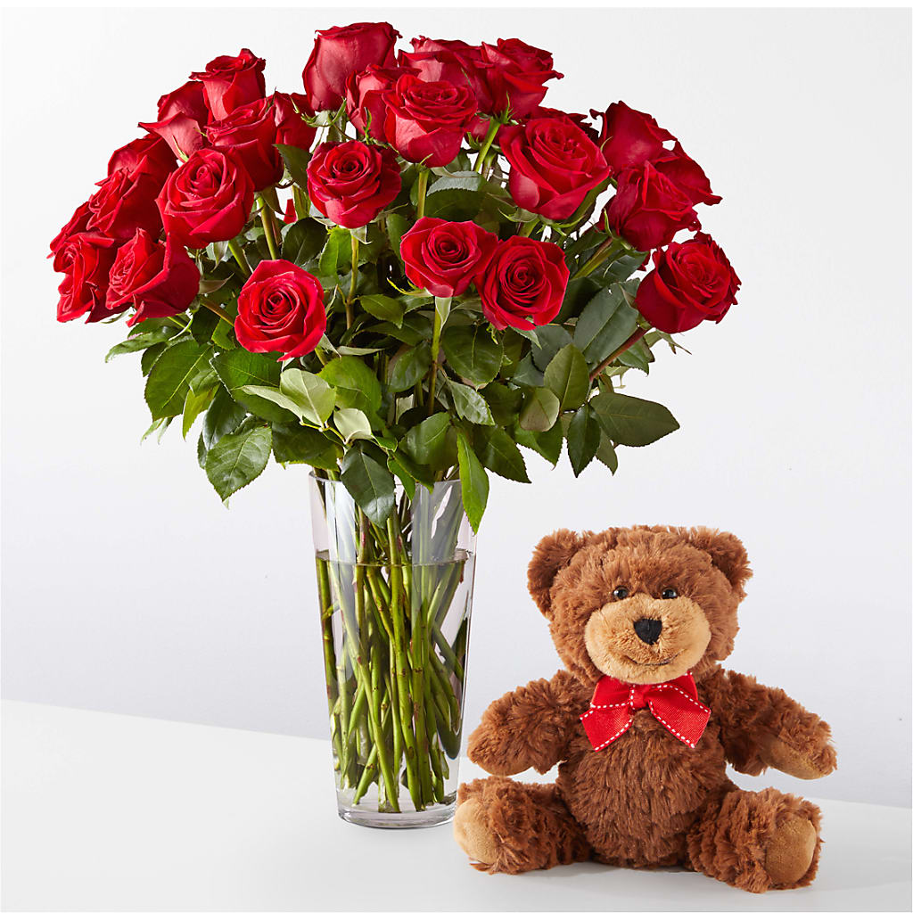Romantic Long Stem Red Rose Bouquet Bundles – ENCHANTED FLORIST & GREENHOUSE LTD, Maspeth NY