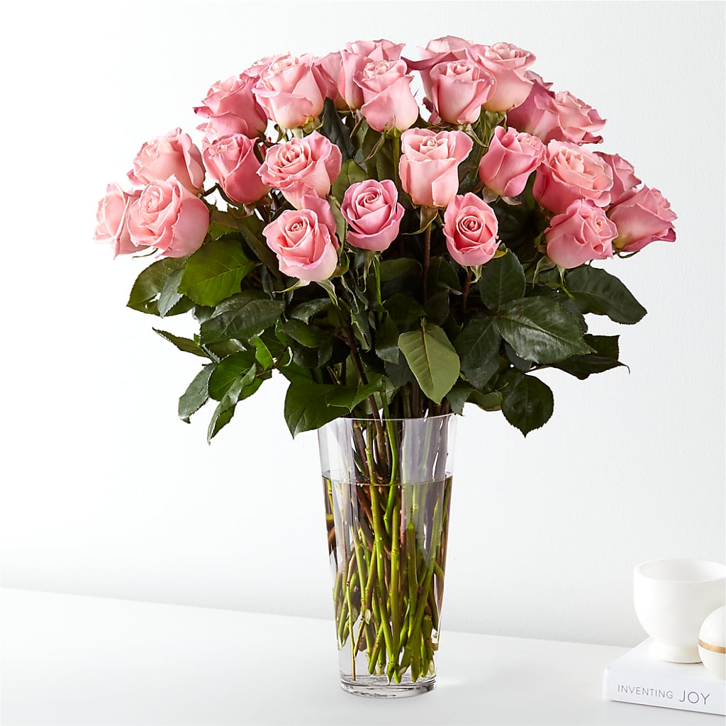 Long Stem Pink Rose Bouquet – ENCHANTED FLORIST & GREENHOUSE LTD, Maspeth NY
