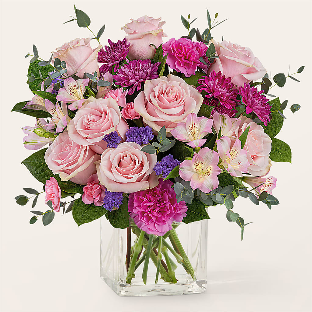 Rosy Radiance Bouquet – ENCHANTED FLORIST & GREENHOUSE LTD, Maspeth NY