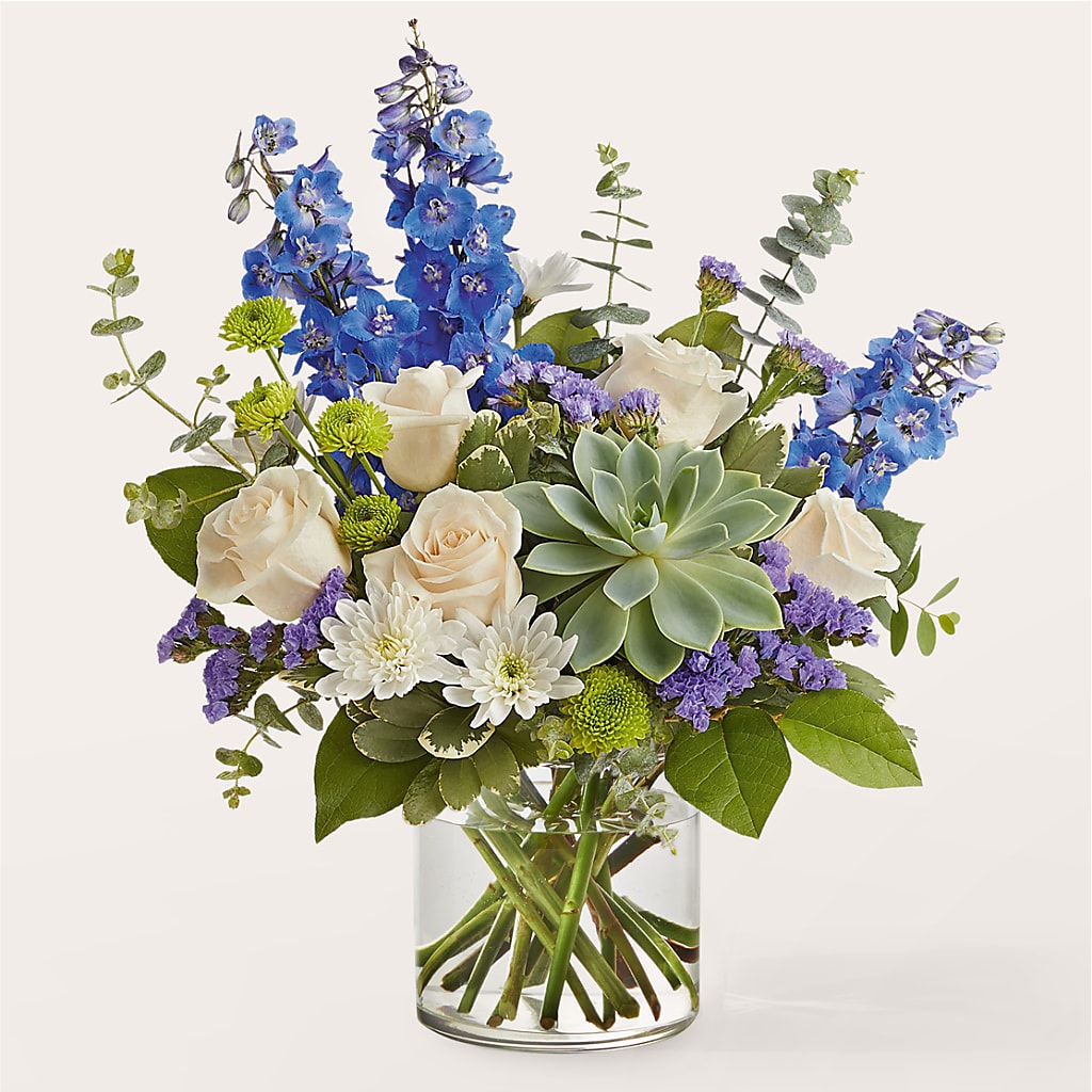 Cerulean Waves Bouquet – ENCHANTED FLORIST & GREENHOUSE LTD, Maspeth NY