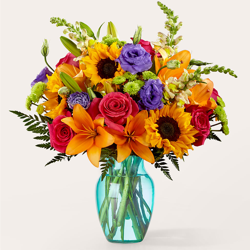 Double Rainbow Bouquet – ENCHANTED FLORIST & GREENHOUSE LTD, Maspeth NY