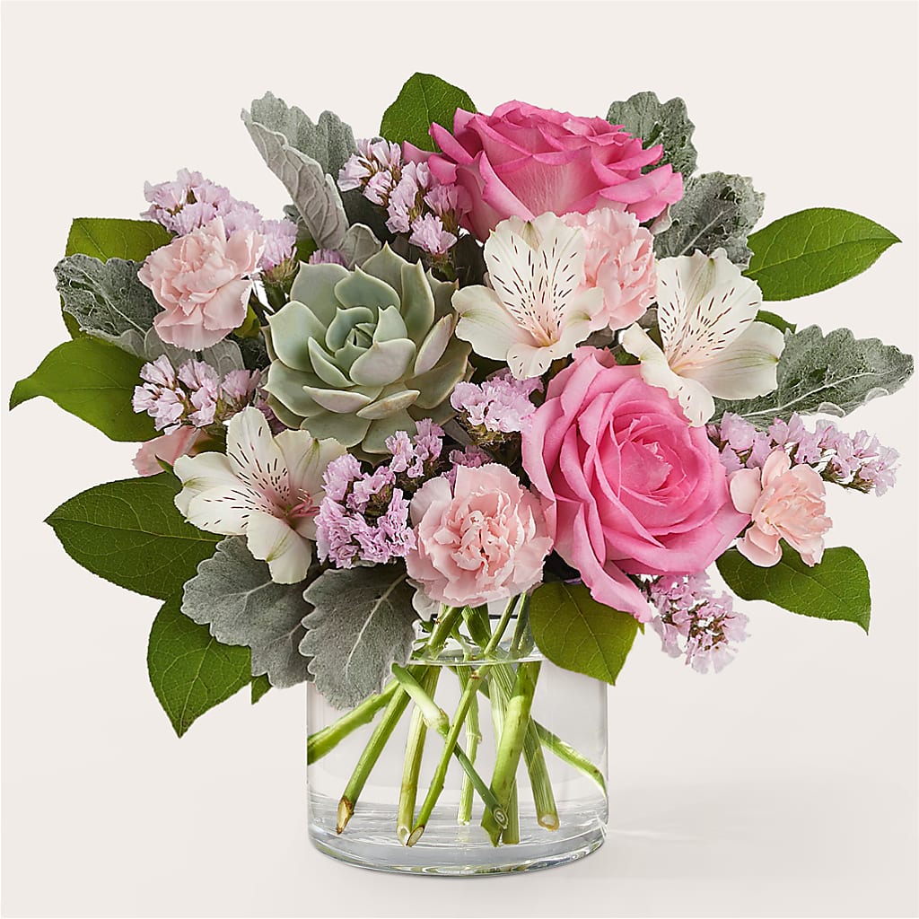 Dusty Rose Bouquet – ENCHANTED FLORIST & GREENHOUSE LTD, Maspeth NY