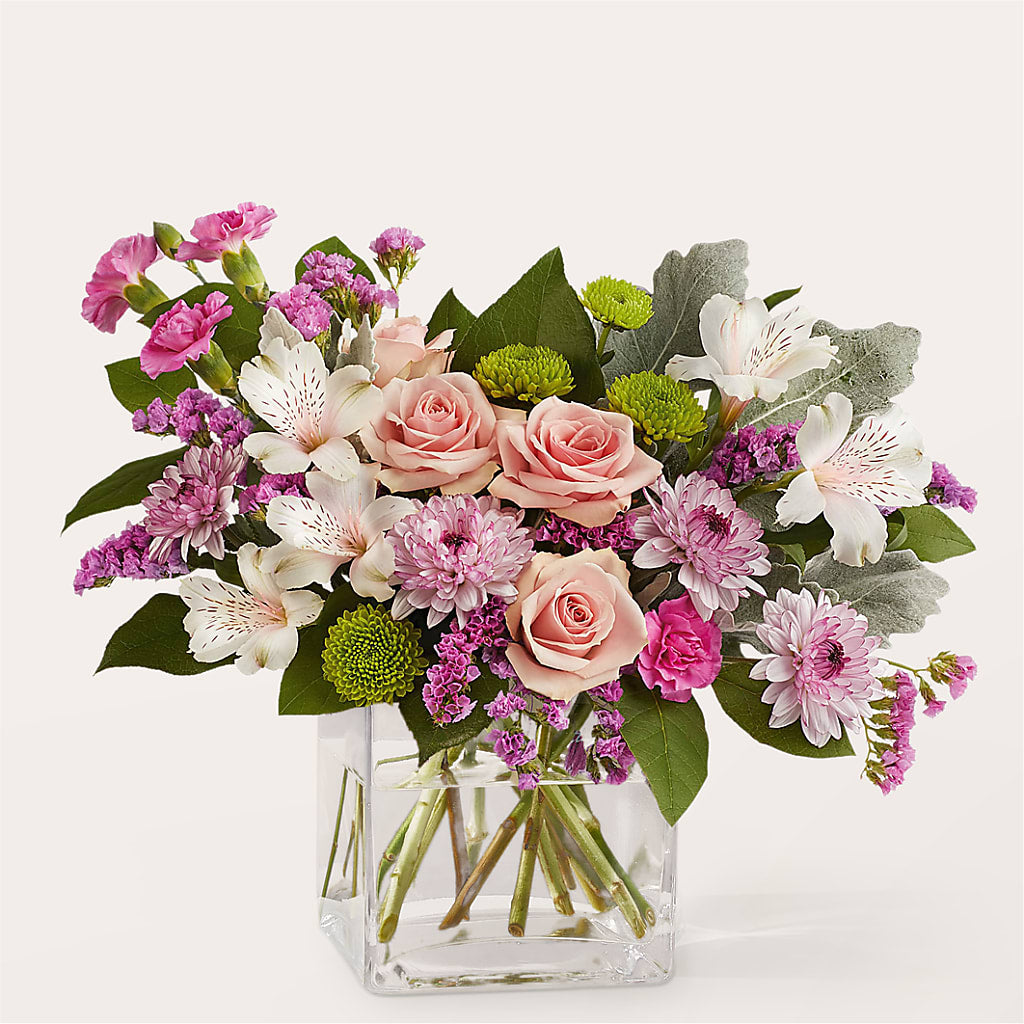 Pink Suede Bouquet – ENCHANTED FLORIST & GREENHOUSE LTD, Maspeth NY