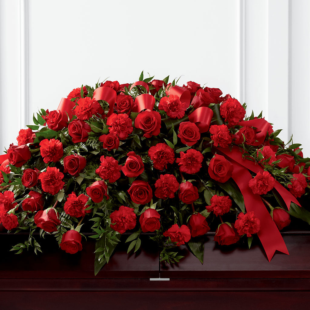 Tribute of Life Casket Spray – ENCHANTED FLORIST & GREENHOUSE LTD, Maspeth NY