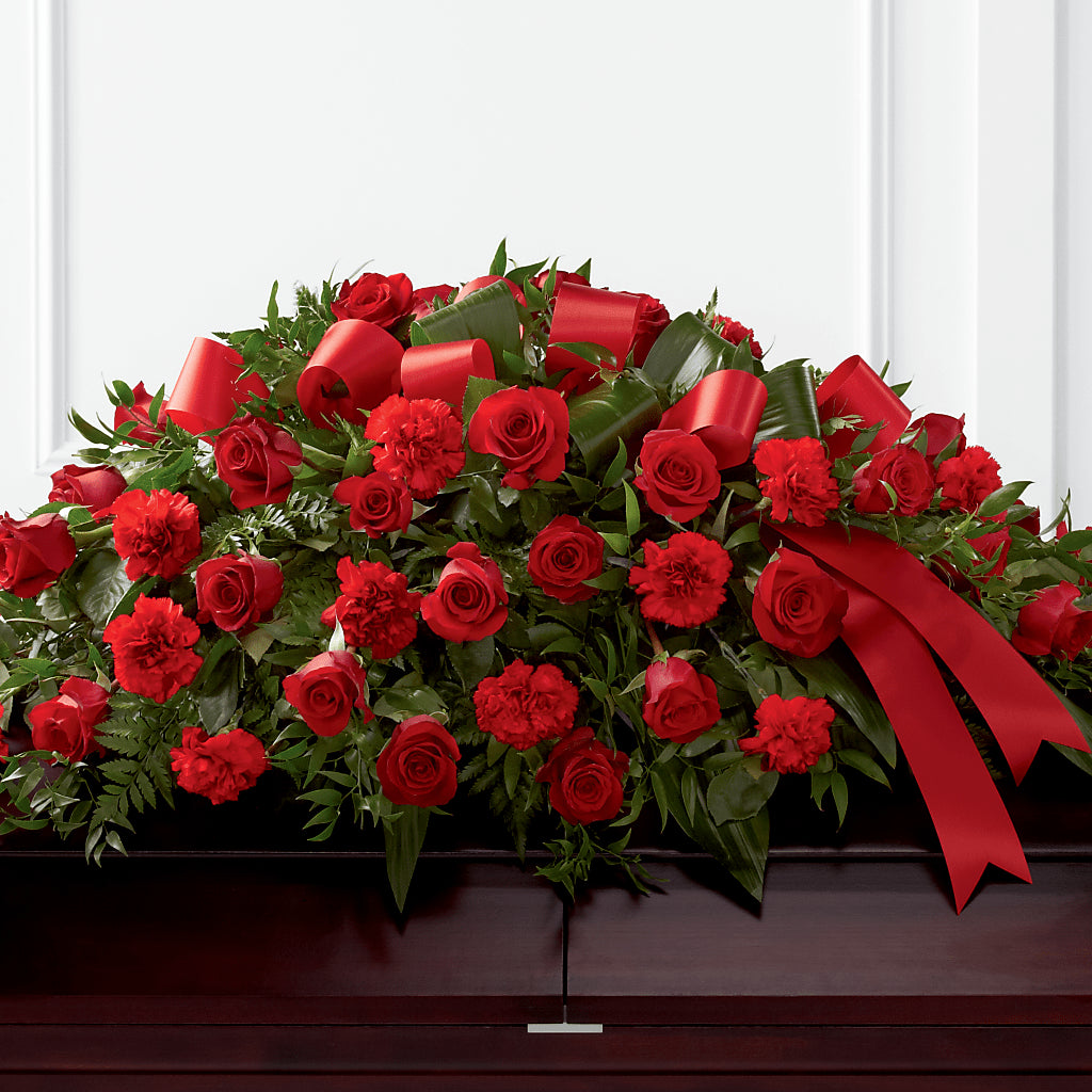 Tribute of Life Casket Spray – ENCHANTED FLORIST & GREENHOUSE LTD, Maspeth NY