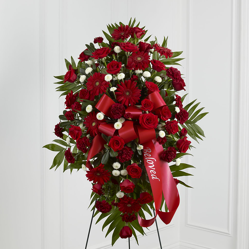 Treasured Memories Standing Spray – ENCHANTED FLORIST & GREENHOUSE LTD, Maspeth NY
