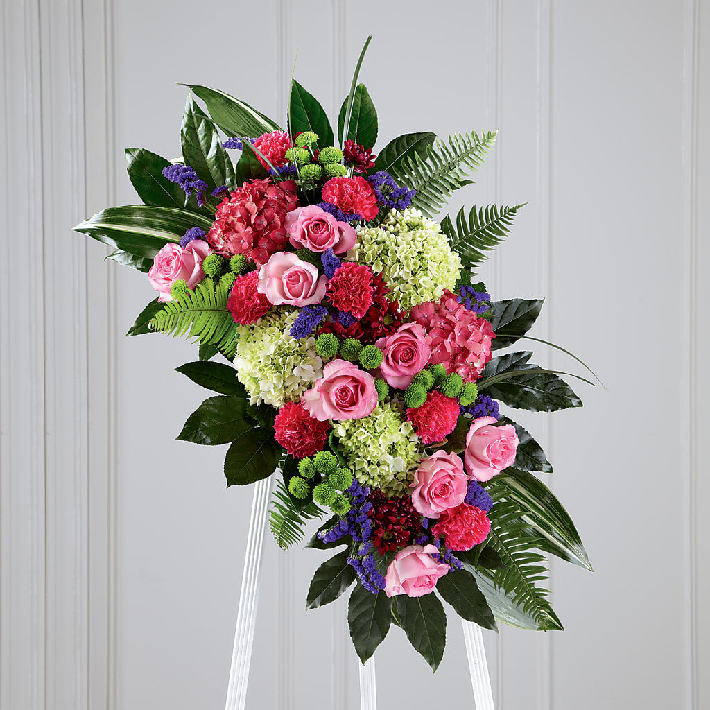 Refreshing Mix Standing Spray – ENCHANTED FLORIST & GREENHOUSE LTD, Maspeth NY