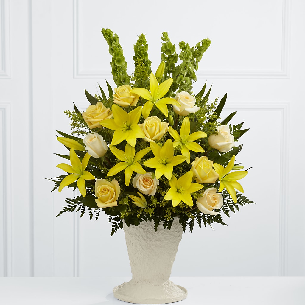 Golden Memories Arrangement – ENCHANTED FLORIST & GREENHOUSE LTD, Maspeth NY