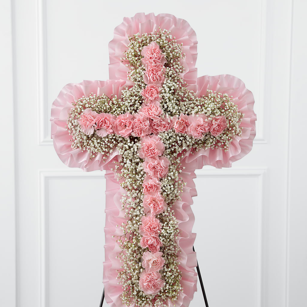 Angel's Cross Easel – ENCHANTED FLORIST & GREENHOUSE LTD, Maspeth NY