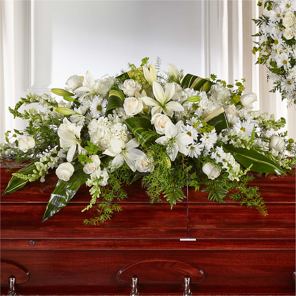 Abundance Casket Spray – ENCHANTED FLORIST & GREENHOUSE LTD, Maspeth NY