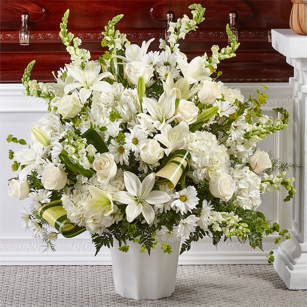 Thoughts of Tranquility Floor Basket – ENCHANTED FLORIST & GREENHOUSE LTD, Maspeth NY