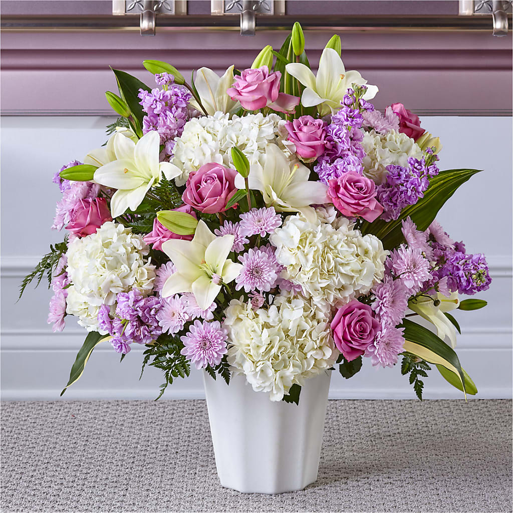 Heaven Sent Floor Basket – ENCHANTED FLORIST & GREENHOUSE LTD, Maspeth NY