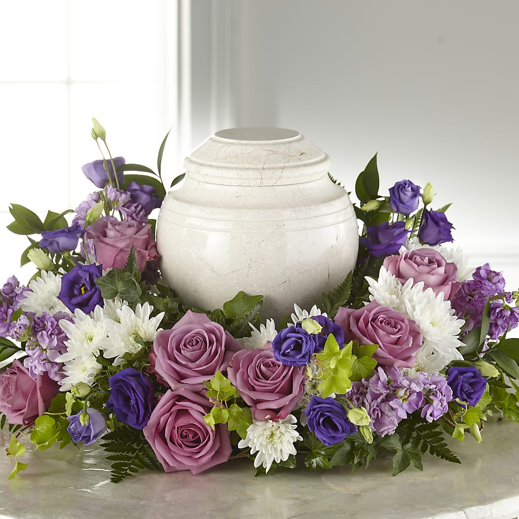 Blooming Sympathy Cremation Adornment – ENCHANTED FLORIST & GREENHOUSE LTD, Maspeth NY