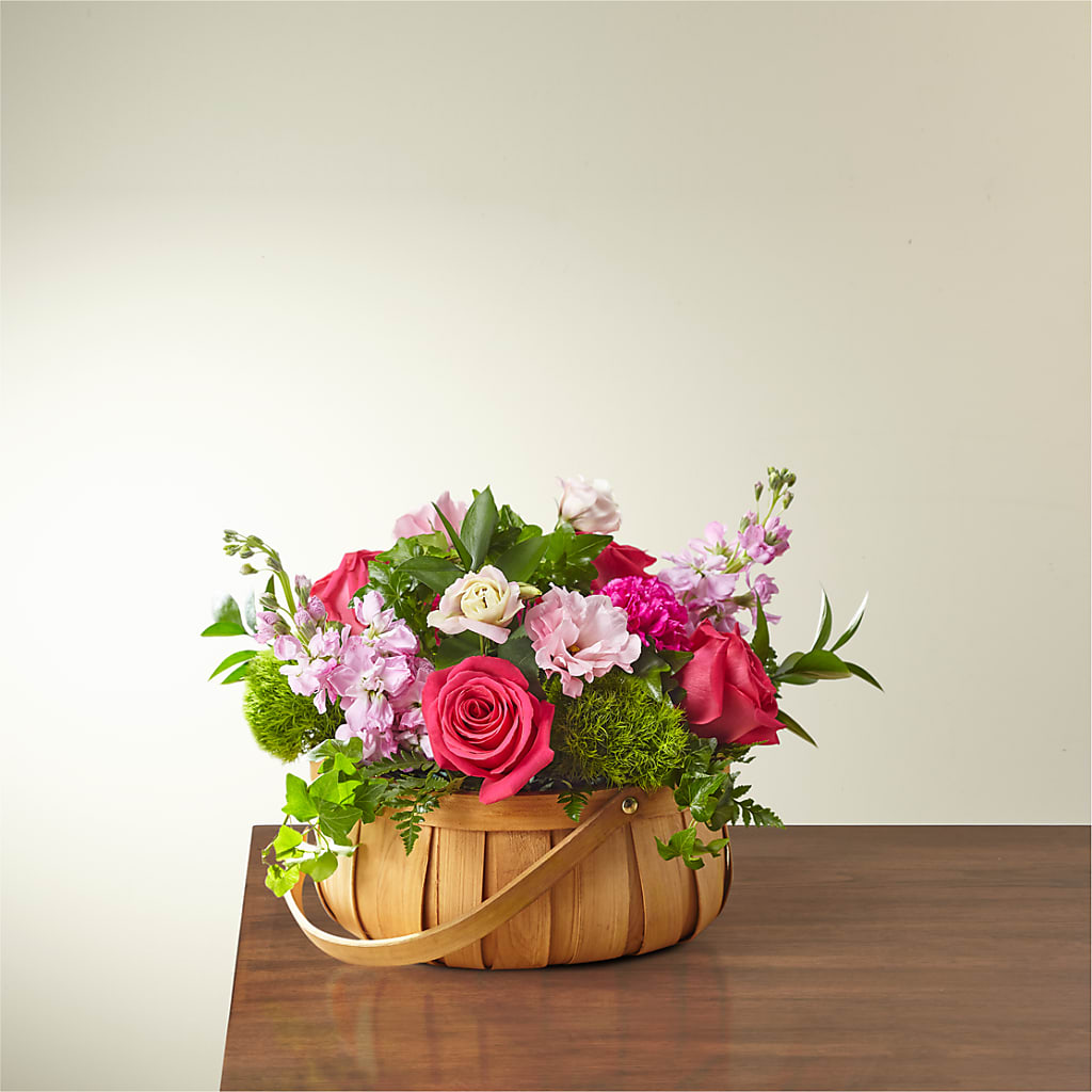 Radiance in Bloom Basket – ENCHANTED FLORIST & GREENHOUSE LTD, Maspeth NY