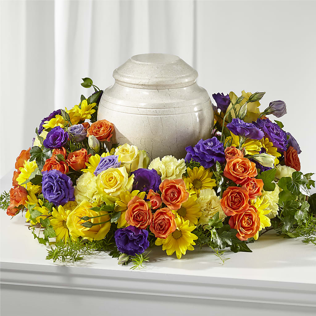 Blossoms of Remembrance Cremation Adornment – ENCHANTED FLORIST & GREENHOUSE LTD, Maspeth NY