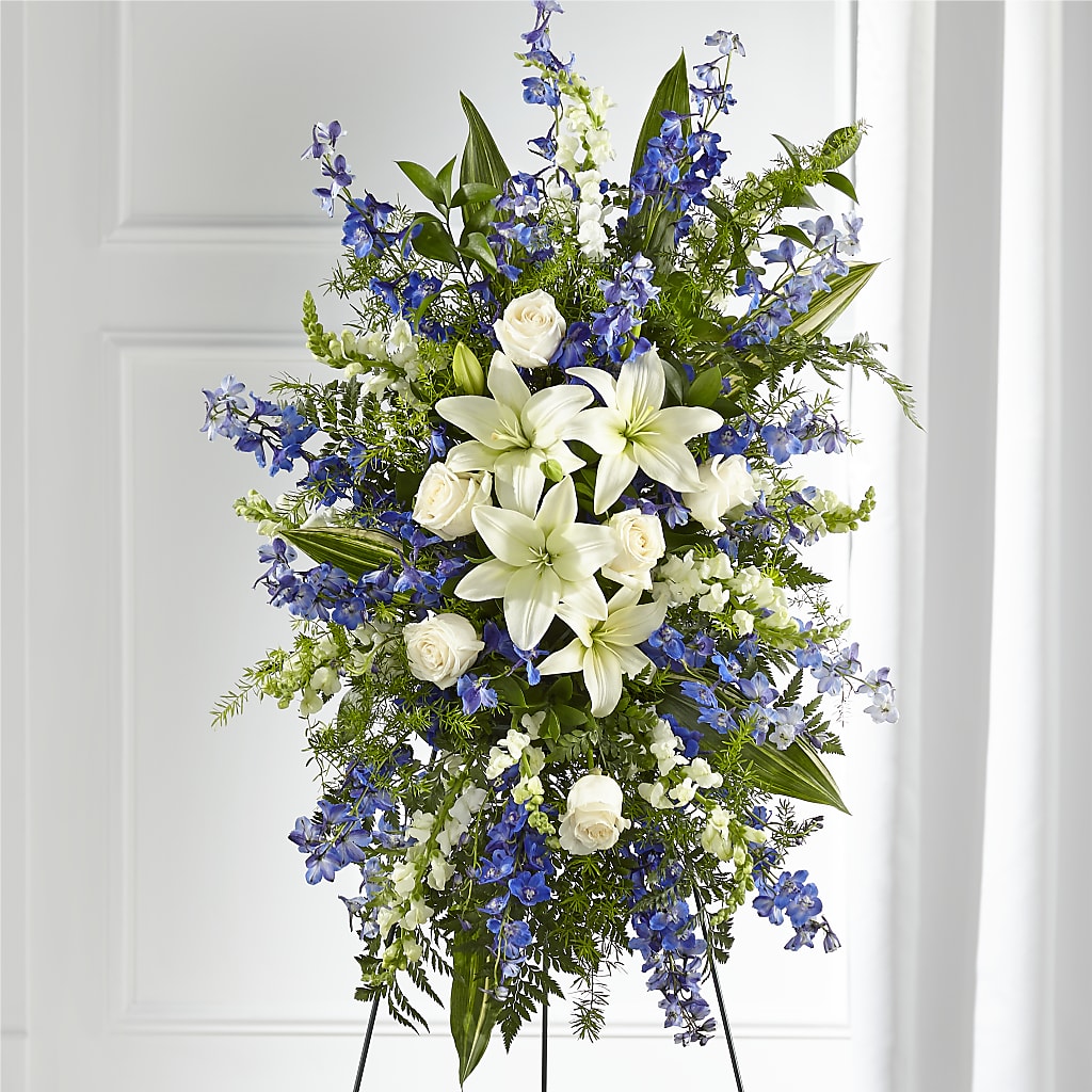 Faithful Friend Standing Spray – ENCHANTED FLORIST & GREENHOUSE LTD, Maspeth NY
