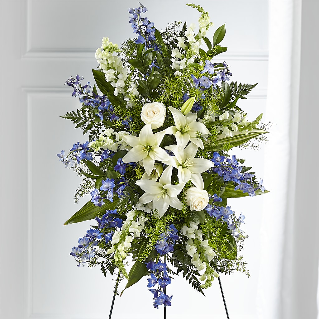Faithful Friend Standing Spray – ENCHANTED FLORIST & GREENHOUSE LTD, Maspeth NY