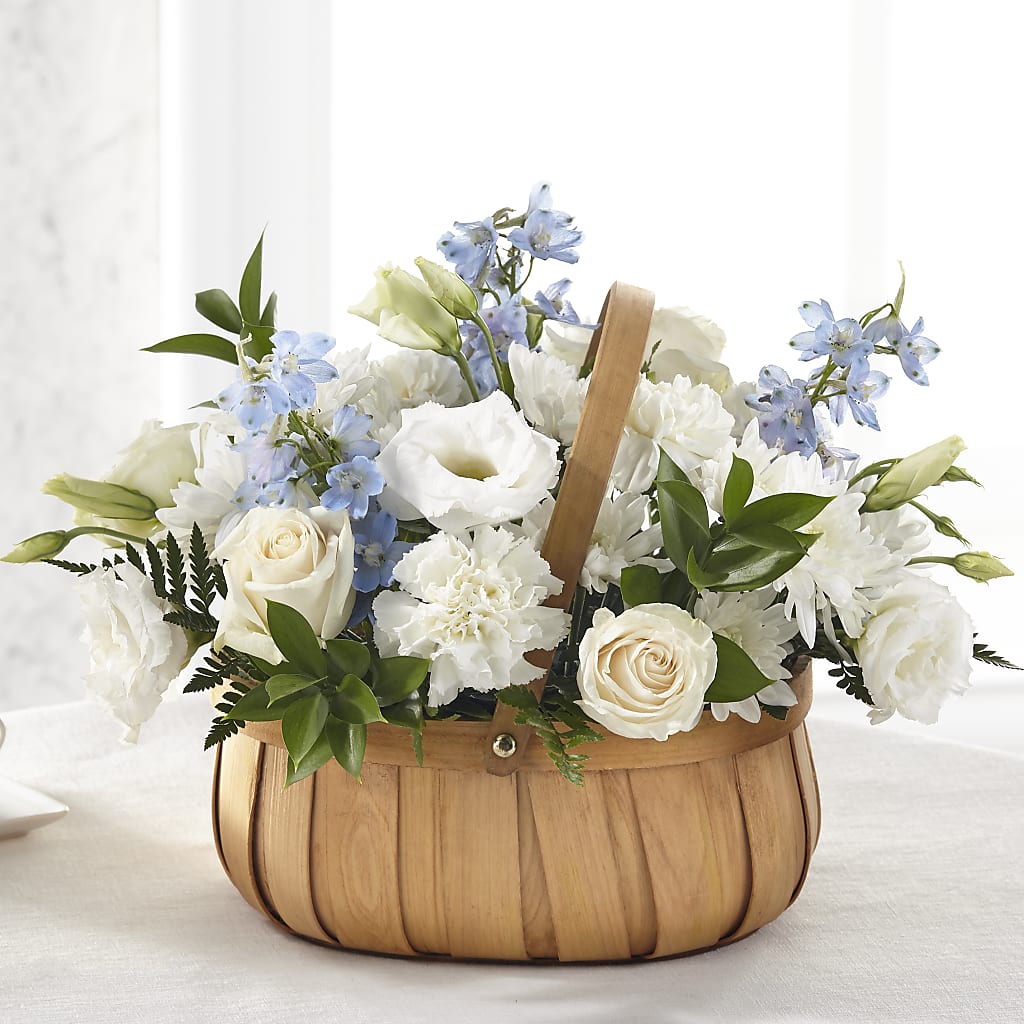 Sincerely Heartfelt Basket – ENCHANTED FLORIST & GREENHOUSE LTD, Maspeth NY