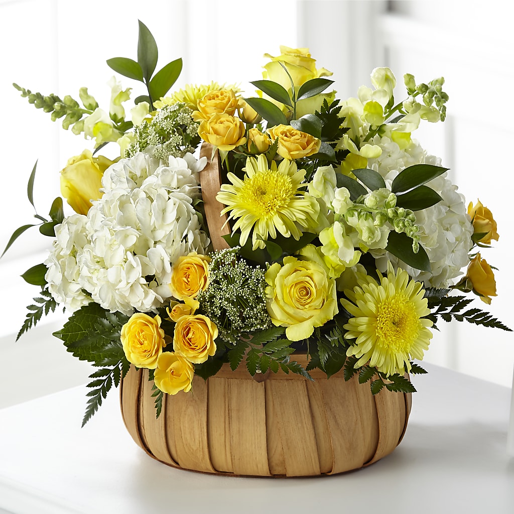 Rustic Remembrance Basket – ENCHANTED FLORIST & GREENHOUSE LTD, Maspeth NY