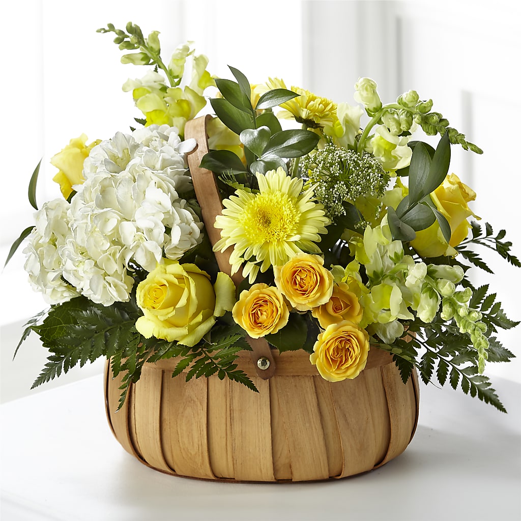 Rustic Remembrance Basket – ENCHANTED FLORIST & GREENHOUSE LTD, Maspeth NY