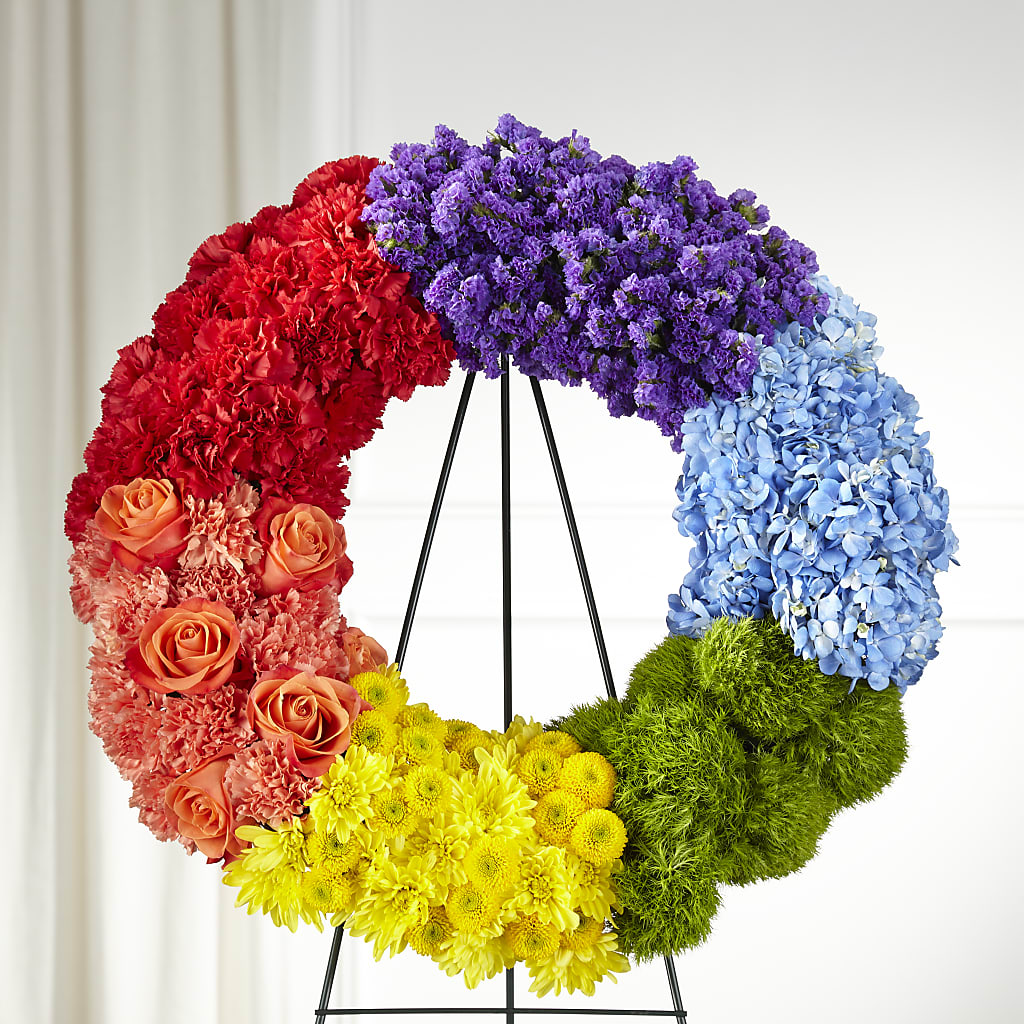 Circle of Love Wreath – ENCHANTED FLORIST & GREENHOUSE LTD, Maspeth NY