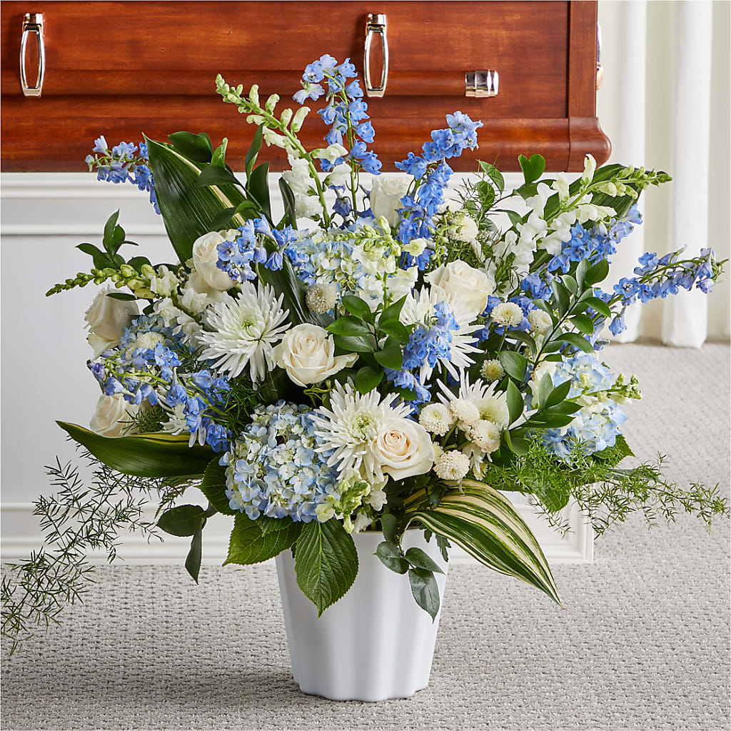Everlasting Memories Floor Basket – ENCHANTED FLORIST & GREENHOUSE LTD, Maspeth NY