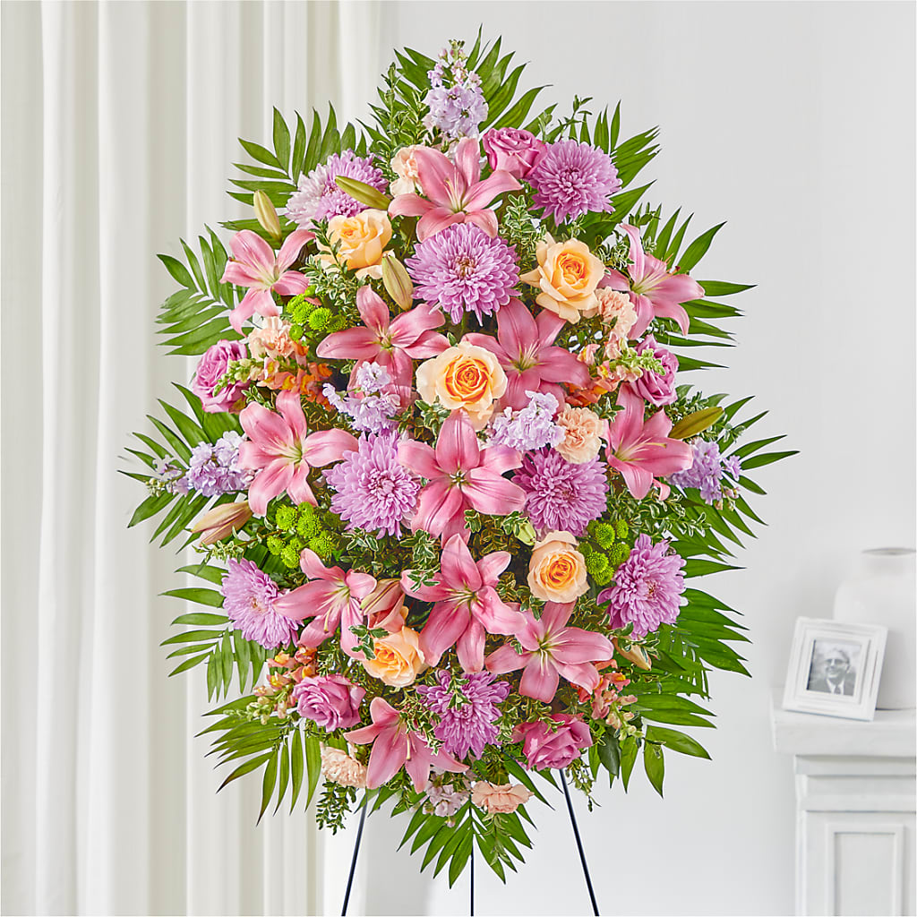 Love & Light Standing Spray – ENCHANTED FLORIST & GREENHOUSE LTD, Maspeth NY