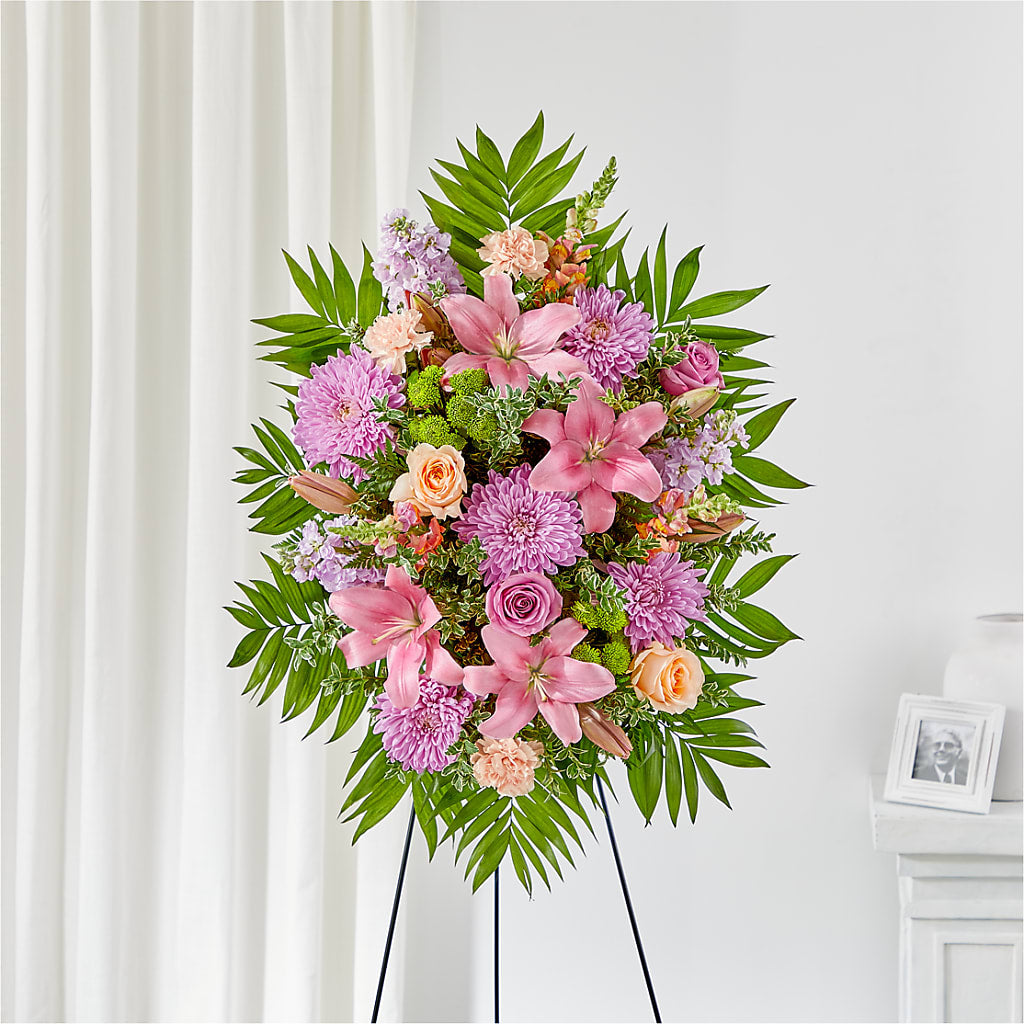 Love & Light Standing Spray – ENCHANTED FLORIST & GREENHOUSE LTD, Maspeth NY