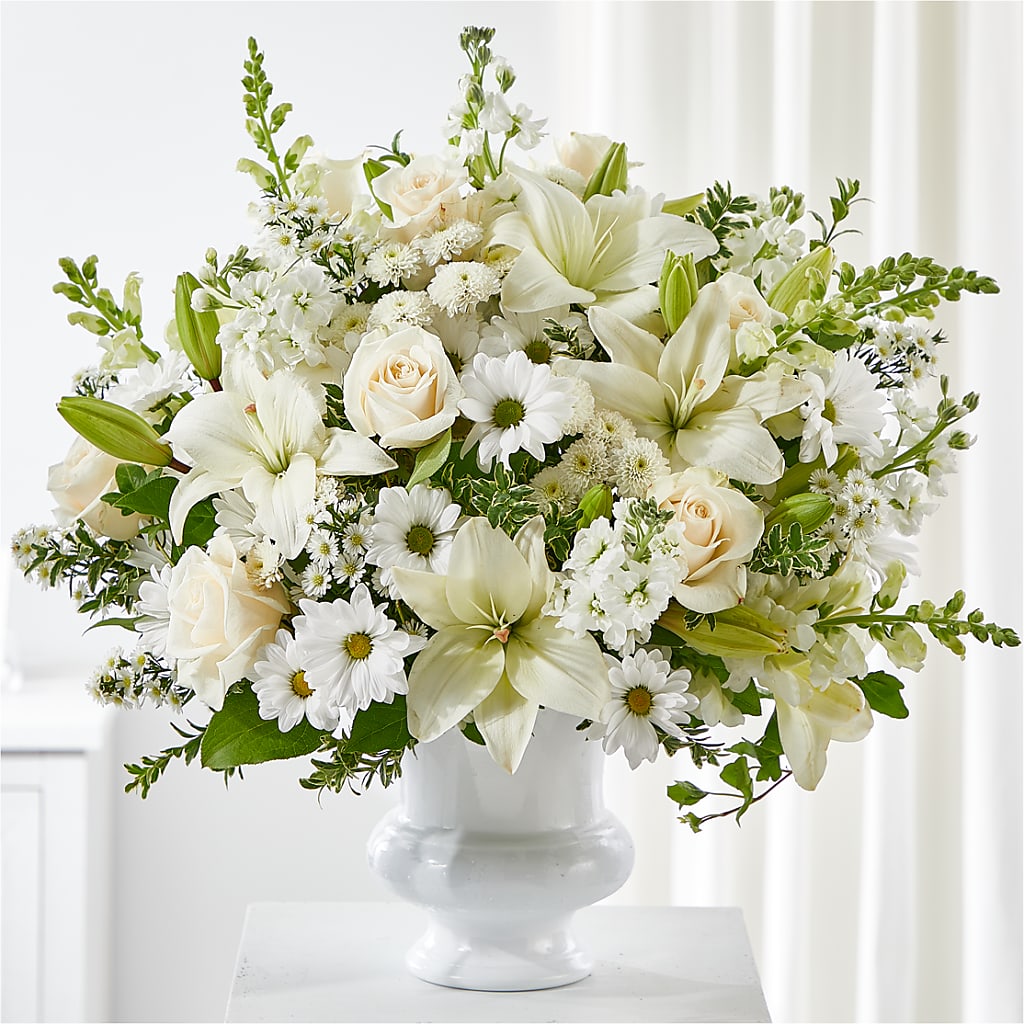 Uplifting Urn Arrangement – ENCHANTED FLORIST & GREENHOUSE LTD, Maspeth NY