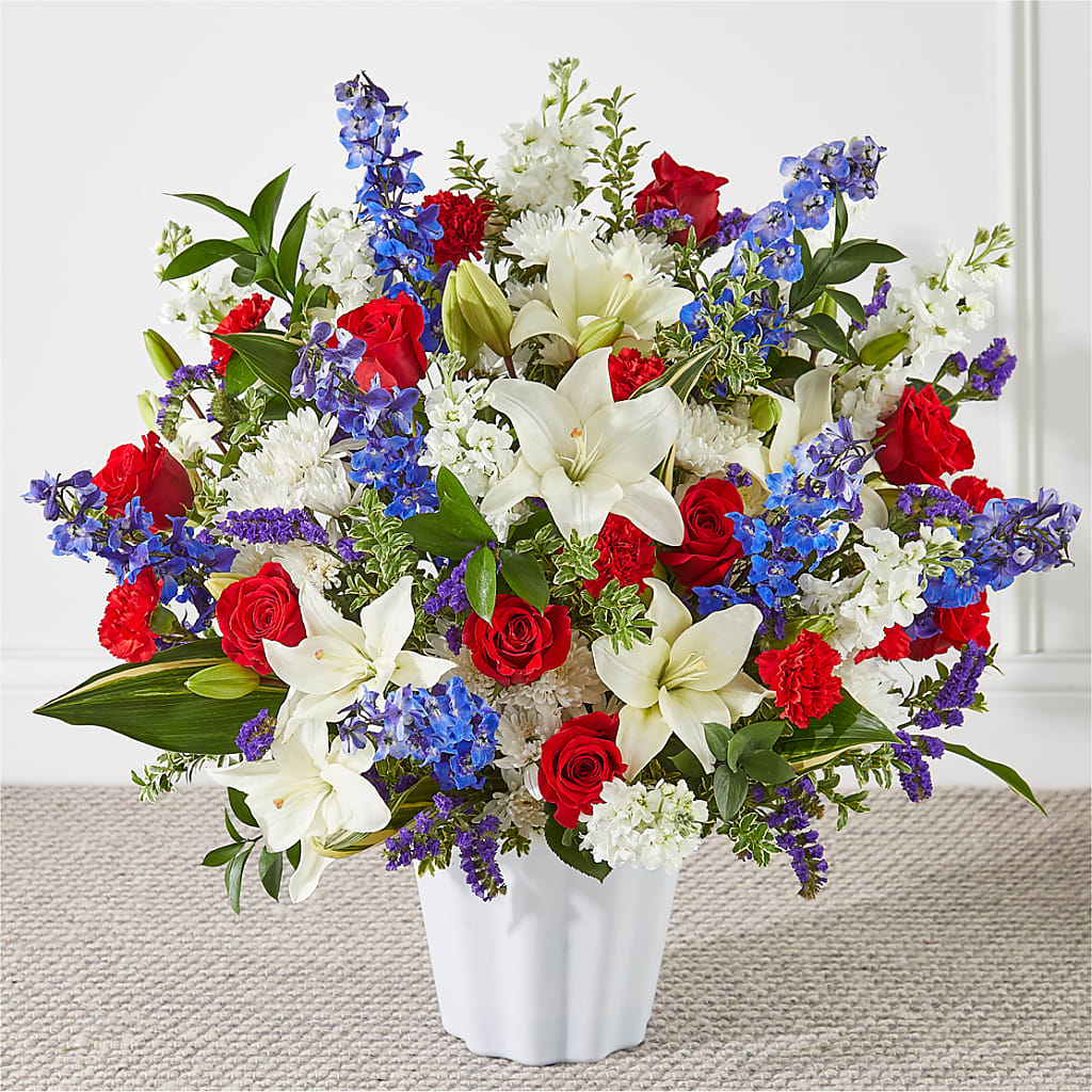 Consoled Floor Basket – ENCHANTED FLORIST & GREENHOUSE LTD, Maspeth NY