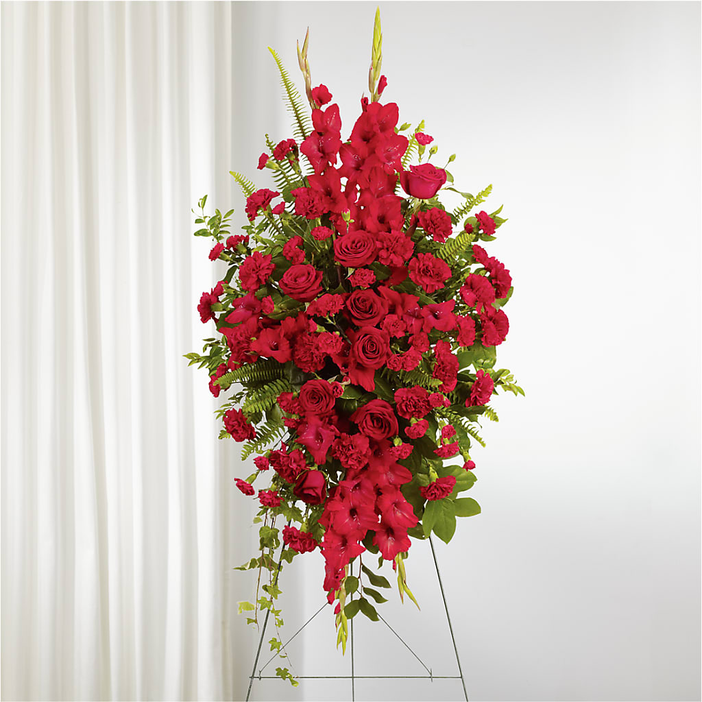 From the Heart Standing Spray – ENCHANTED FLORIST & GREENHOUSE LTD, Maspeth NY