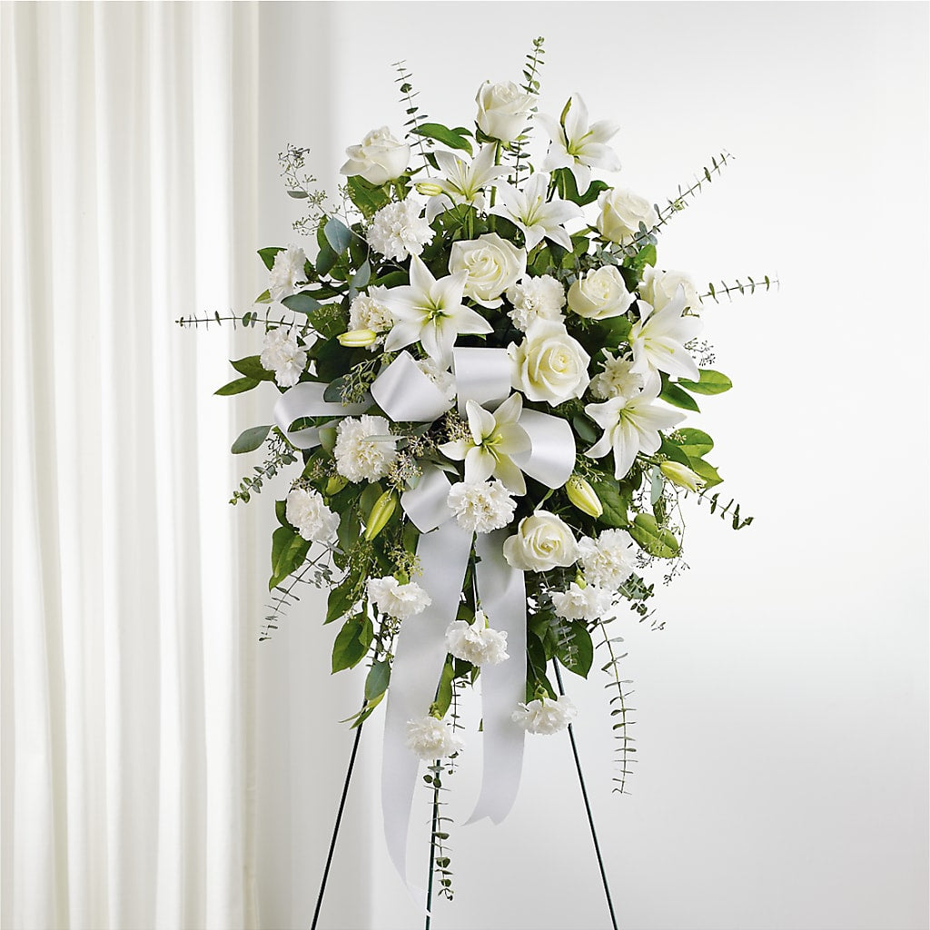 With Care Standing Spray – ENCHANTED FLORIST & GREENHOUSE LTD, Maspeth NY