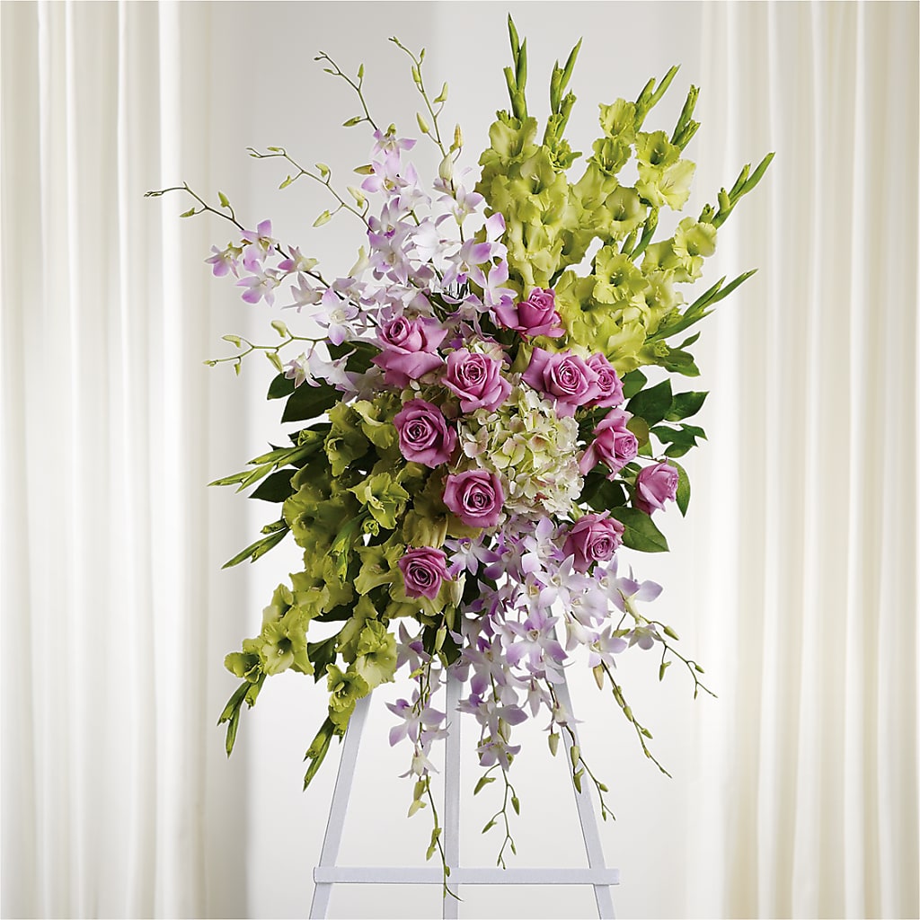 Lasting Legacy Standing Spray – ENCHANTED FLORIST & GREENHOUSE LTD, Maspeth NY