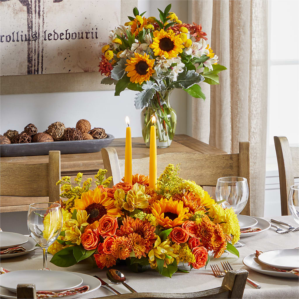Golden Gathering Bundle – ENCHANTED FLORIST & GREENHOUSE LTD, Maspeth NY