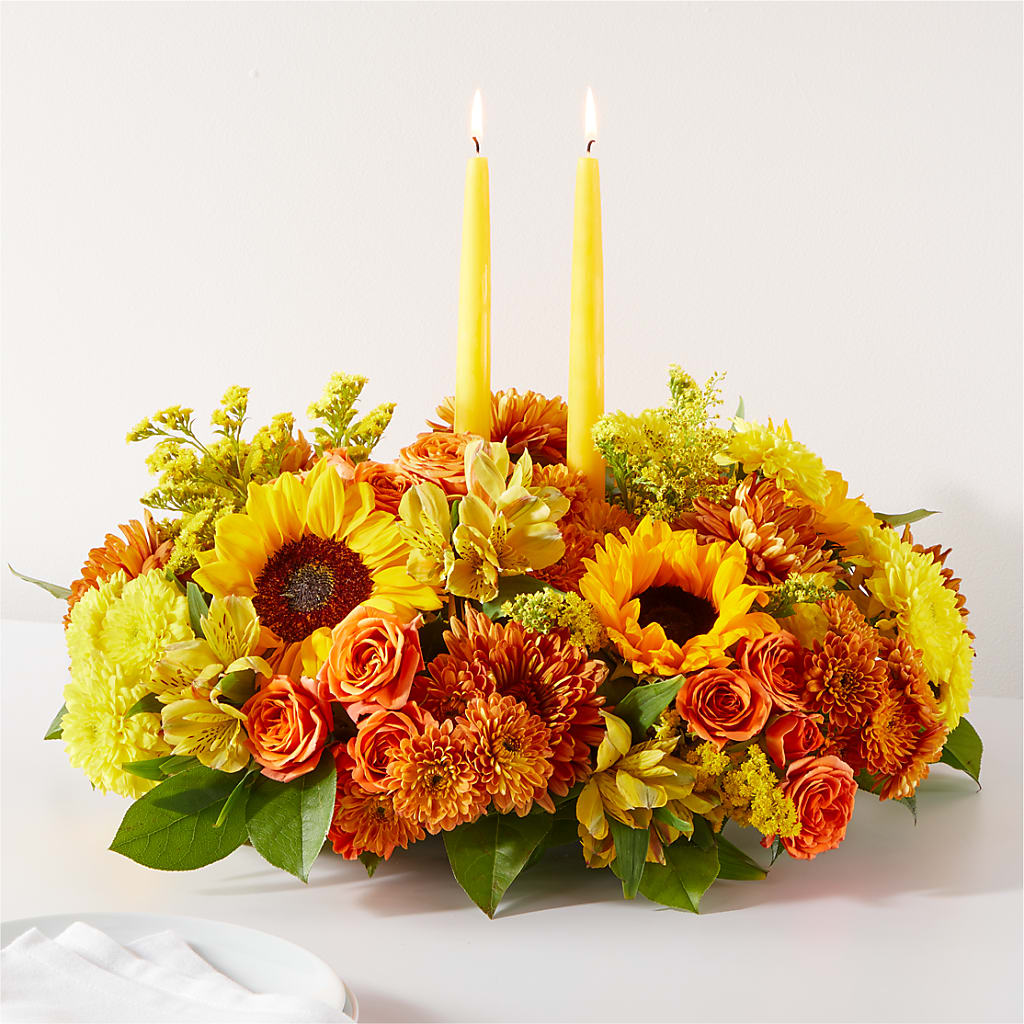 Autumn Harmony Centerpiece – ENCHANTED FLORIST & GREENHOUSE LTD, Maspeth NY