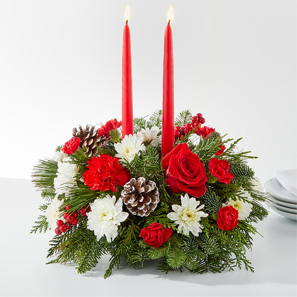 Holiday Soiree Centerpiece – ENCHANTED FLORIST & GREENHOUSE LTD, Maspeth NY