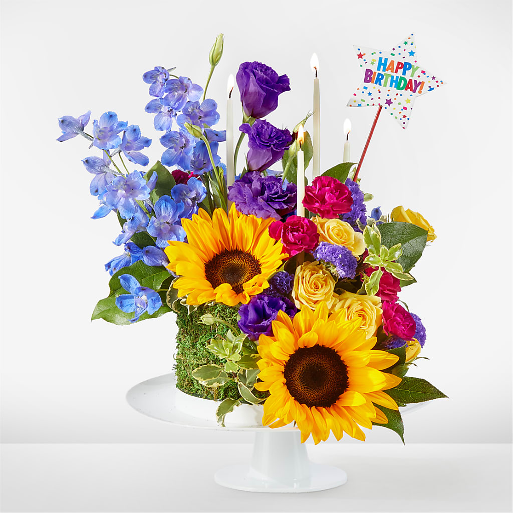 Star of the Day Floral Cake – ENCHANTED FLORIST & GREENHOUSE LTD, Maspeth NY