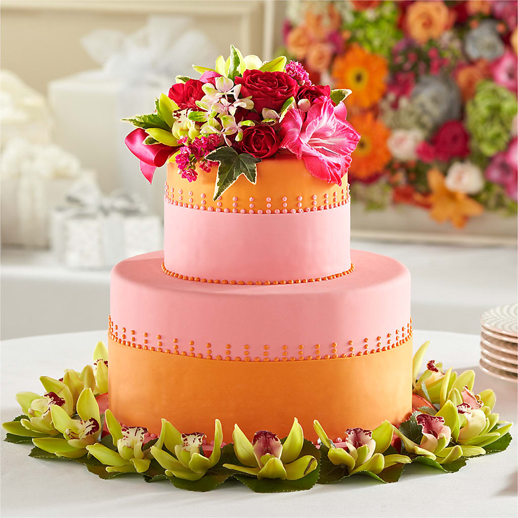 Sweet Citrus Cake Decor – ENCHANTED FLORIST & GREENHOUSE LTD, Maspeth NY