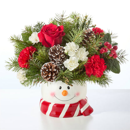 Jolly Snowman Bouquet – ENCHANTED FLORIST & GREENHOUSE LTD, Maspeth NY