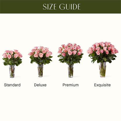 Long Stem Pink Rose Bouquet – ENCHANTED FLORIST & GREENHOUSE LTD, Maspeth NY