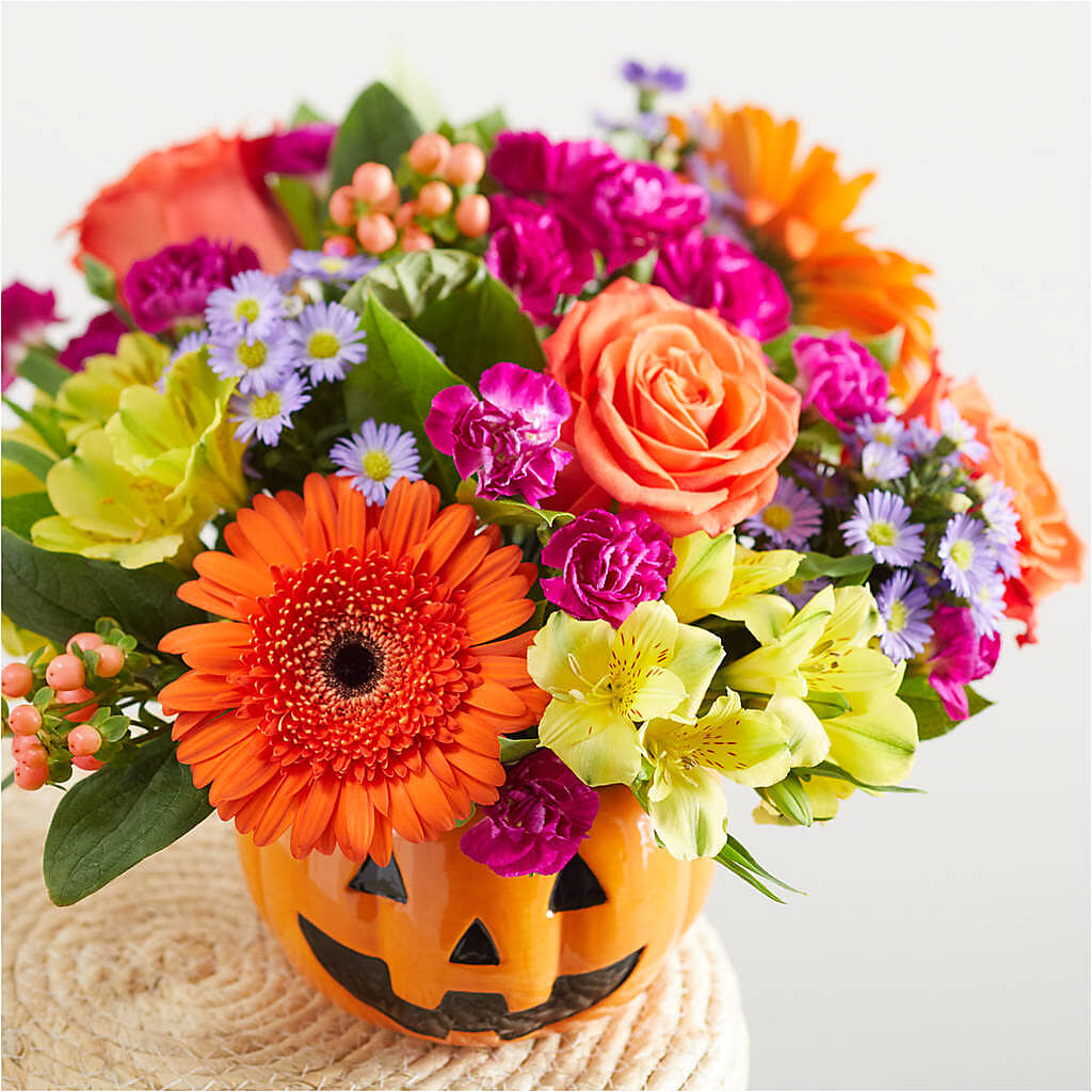 Tricks & Treats Pumpkin – ENCHANTED FLORIST & GREENHOUSE LTD, Maspeth NY