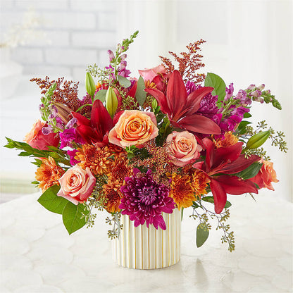 Burgundy Landscape Bouquet – ENCHANTED FLORIST & GREENHOUSE LTD, Maspeth NY