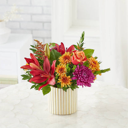 Burgundy Landscape Bouquet – ENCHANTED FLORIST & GREENHOUSE LTD, Maspeth NY