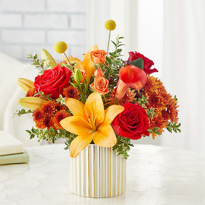 Scarlet Skies Bouquet – ENCHANTED FLORIST & GREENHOUSE LTD, Maspeth NY