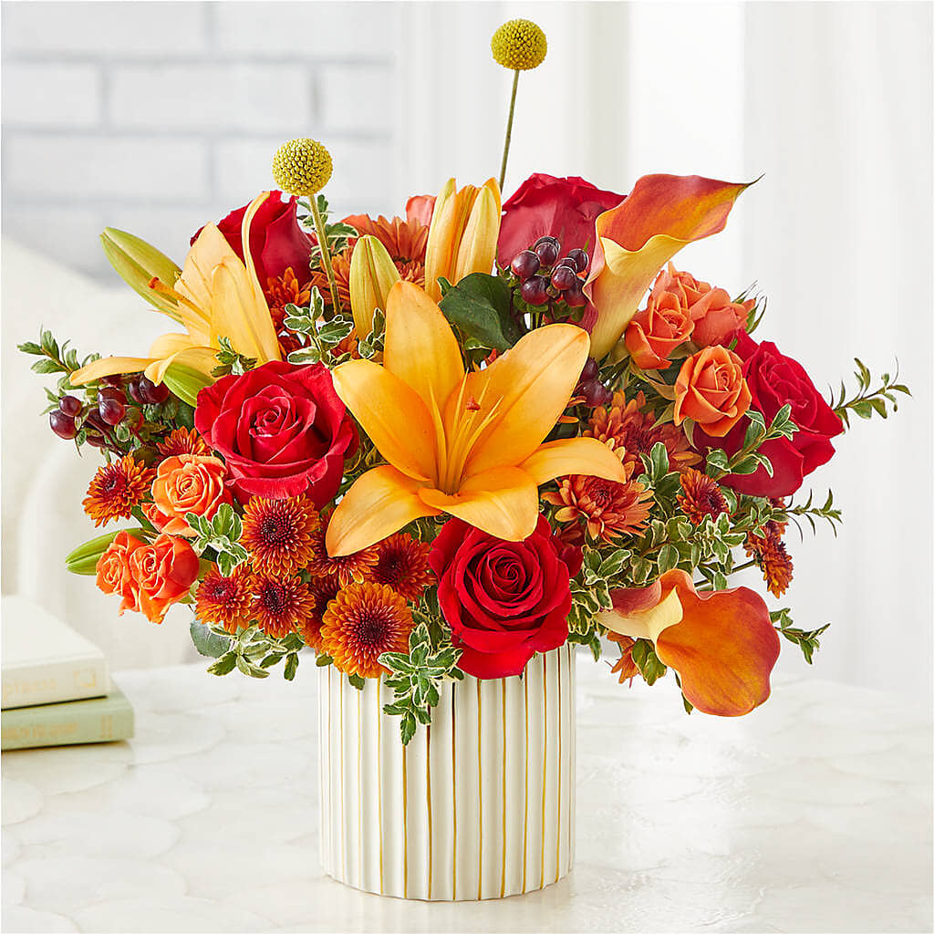 Scarlet Skies Bouquet – ENCHANTED FLORIST & GREENHOUSE LTD, Maspeth NY