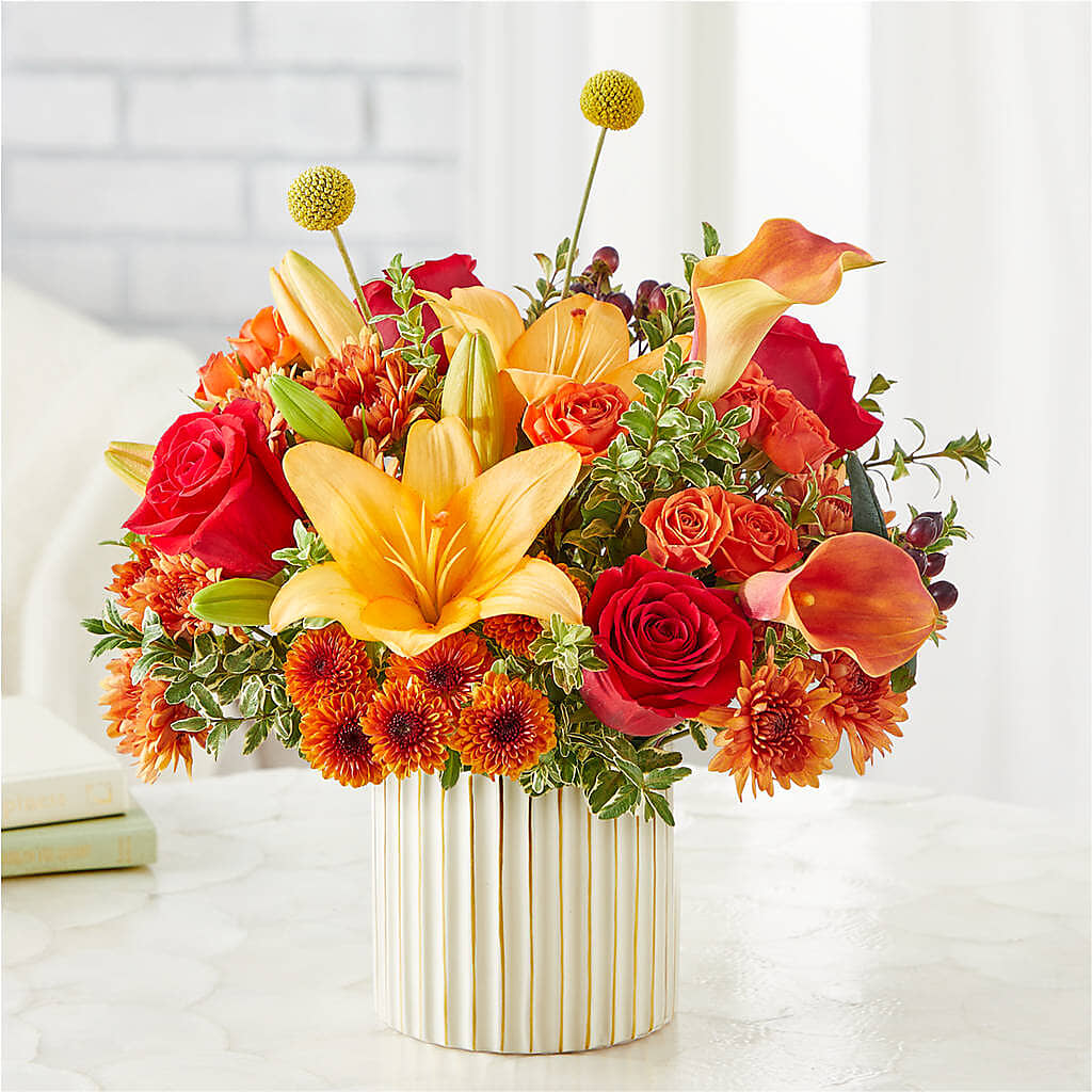 Scarlet Skies Bouquet – ENCHANTED FLORIST & GREENHOUSE LTD, Maspeth NY