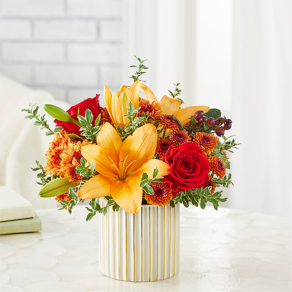 Scarlet Skies Bouquet – ENCHANTED FLORIST & GREENHOUSE LTD, Maspeth NY
