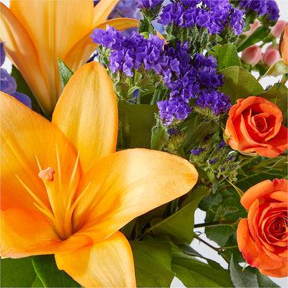 Radiant Citrus Bouquet – ENCHANTED FLORIST & GREENHOUSE LTD, Maspeth NY