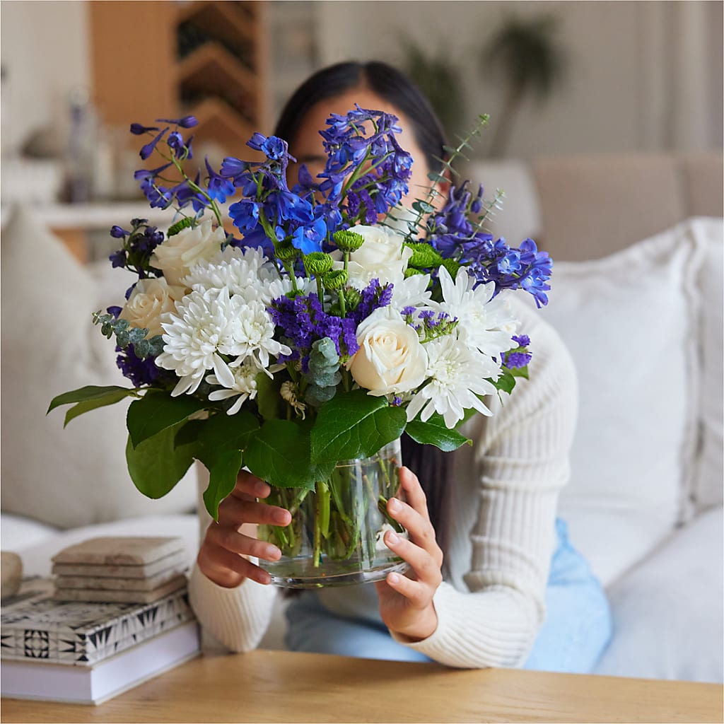 Cerulean Waves Bouquet – ENCHANTED FLORIST & GREENHOUSE LTD, Maspeth NY